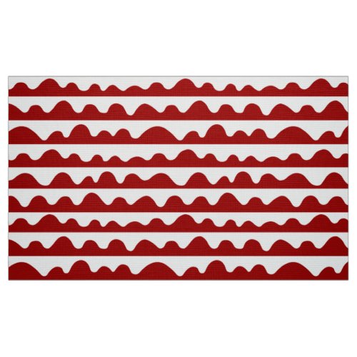 Pattern 020815 _ Ruby Red and White Fabric