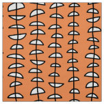Pattern 080515 - Black and White on Orange Fabric