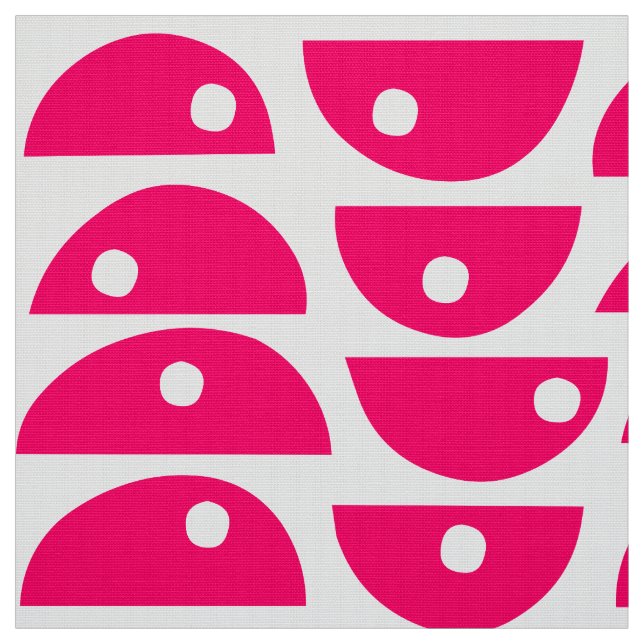 Pattern 220816 - Neon Red and White Fabric (Swatch)