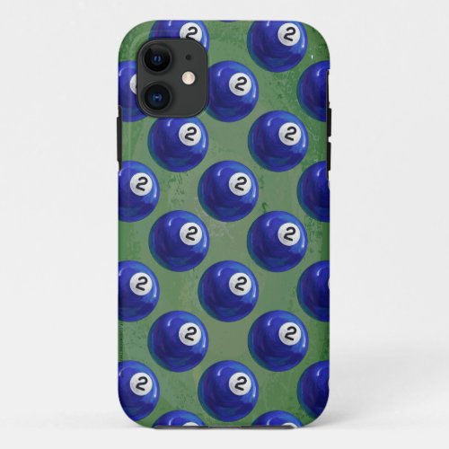 Pattern 2 Ball iPhone 11 Case