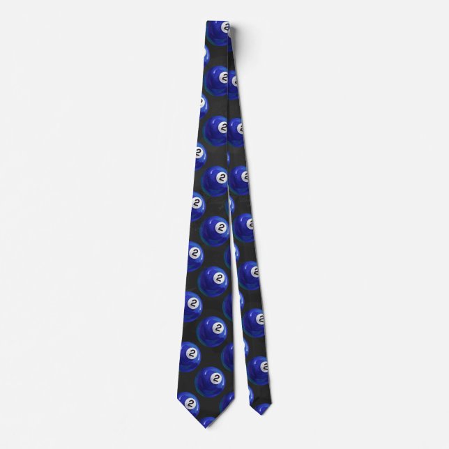 Pattern 2 Ball Neck Tie (Front)