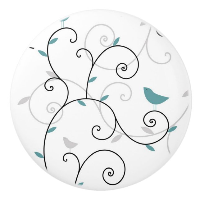 pattern 2 ceramic knob (Front)