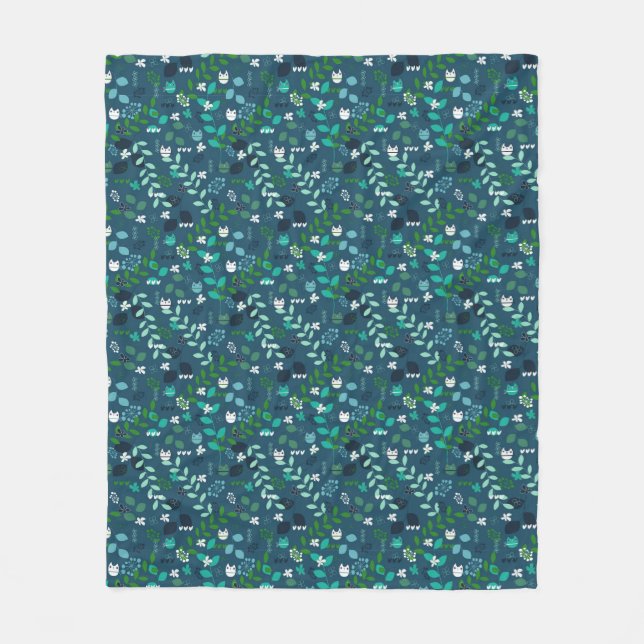 pattern 2 fleece blanket (Front)