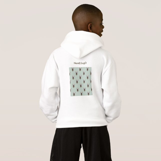 pattern_2_french bulldog_2 hoodie (Back Full)