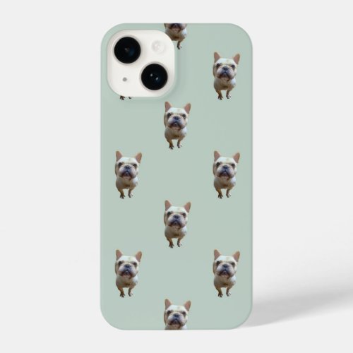 pattern_2_french bulldog_2 iPhone case