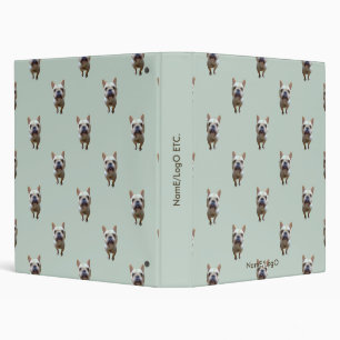 pattern_2_french bulldog_2 ring binder