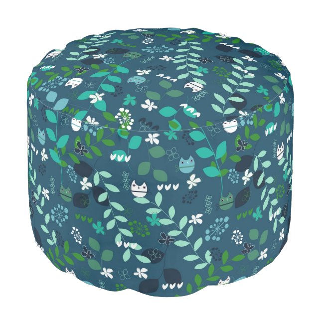 pattern 2 pouf (Angled Front)