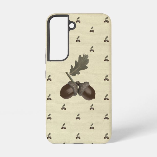 pattern_3_acorn_1 samsung galaxy case (Back)