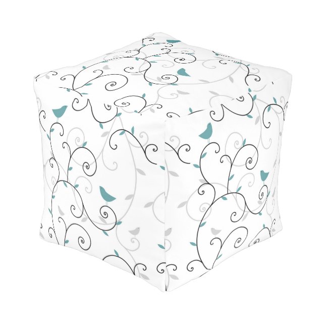 pattern 3 pouf (Angled Front)