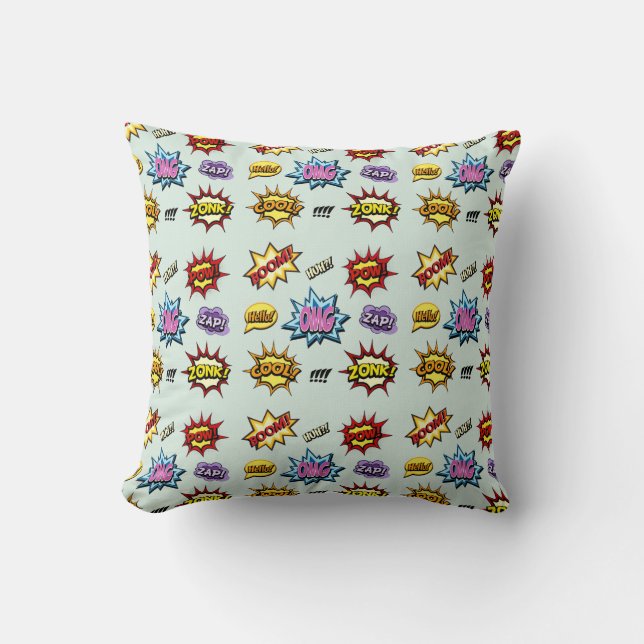 pattern, 3d aesthetic Mediterranean Throw Pillow (Front)