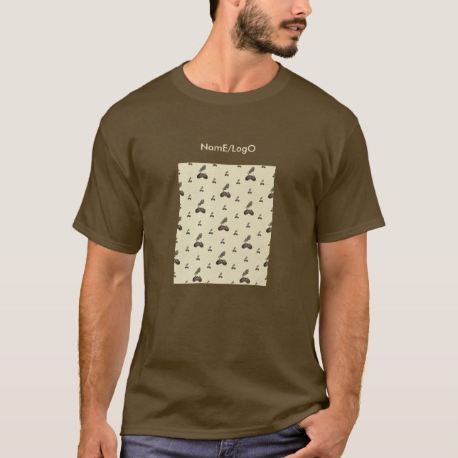 pattern_4_acorn_2 t-shirt (Front)