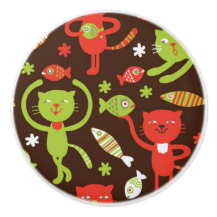 pattern 4 ceramic knob