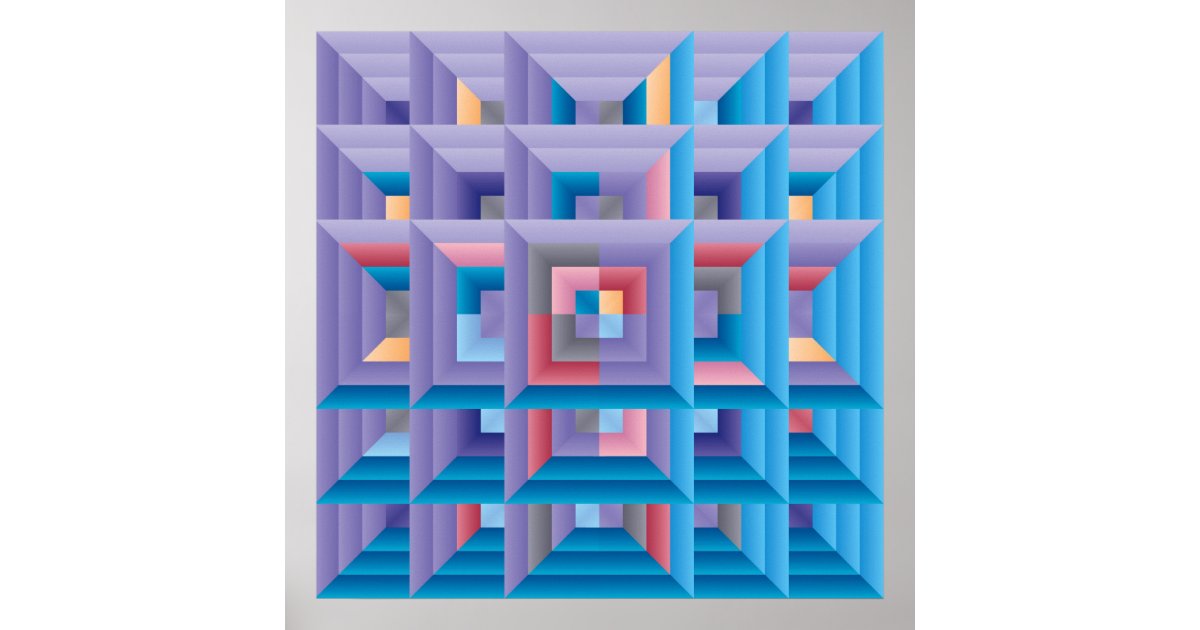 Pattern 4 poster | Zazzle