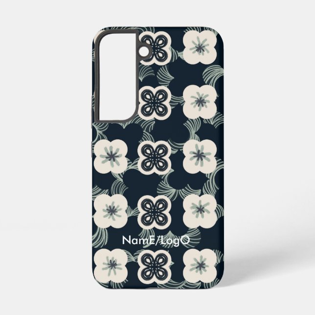 pattern_5_flower_1 samsung galaxy case (Back)