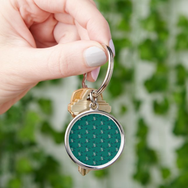 pattern_6_ducks, a girl's friend keychain (Hand)