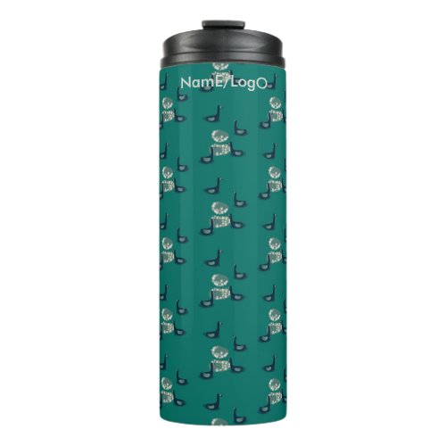 pattern_6_ducks a girls friend thermal tumbler