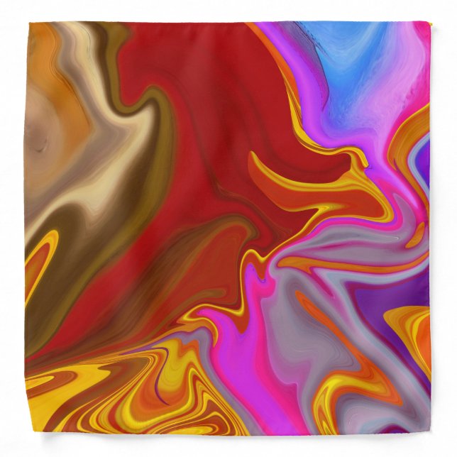 pattern abstract. bandana (Front)