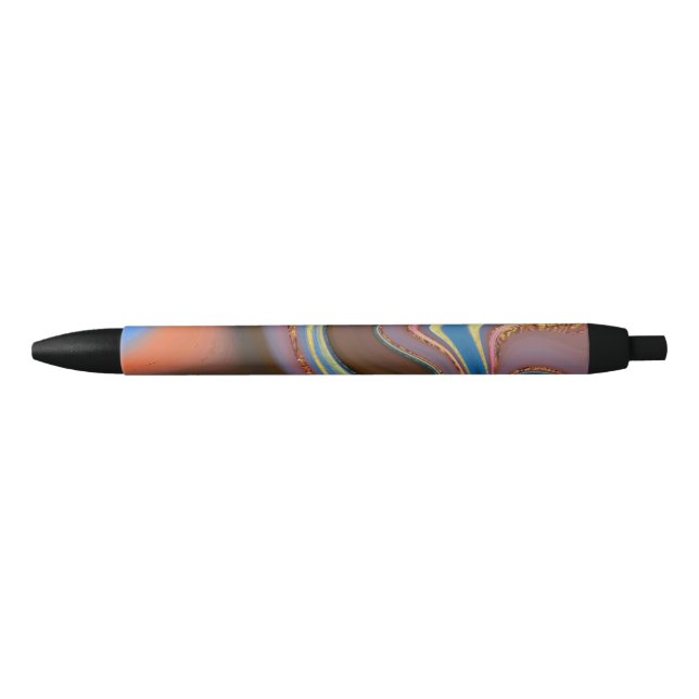 pattern abstract brown pen (Front)