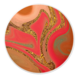 pattern abstract. ceramic knob