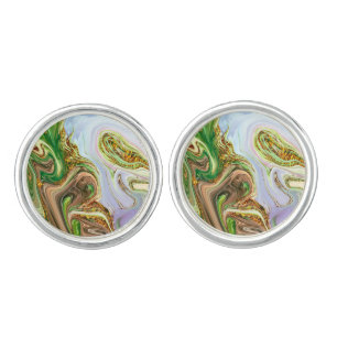 pattern abstract cufflinks