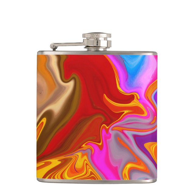 pattern abstract. flask (Front)