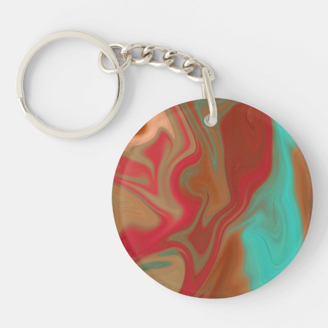 pattern abstract. keychain (Front)