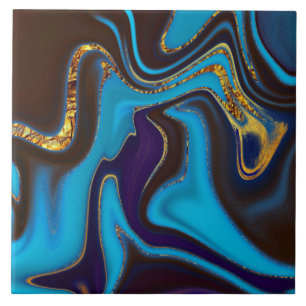 pattern abstract marbled ceramic tile