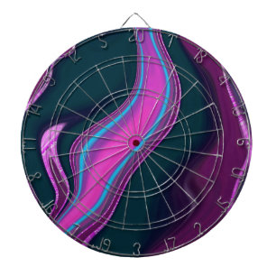 pattern abstract marbled dart board