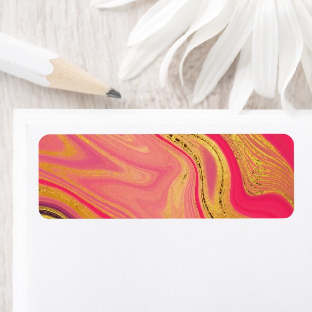 pattern abstract marbled label (Insitu)