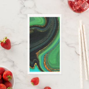 pattern abstract marbled paper guest towels