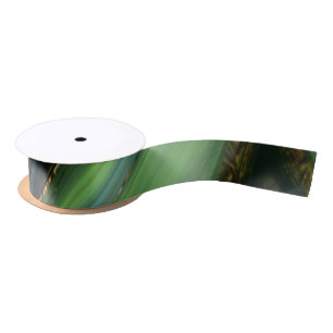 pattern abstract marbled satin ribbon