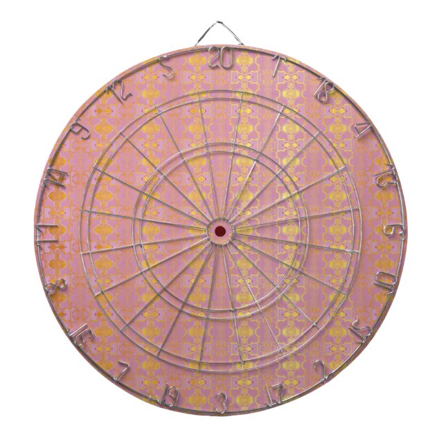 pattern abstract pink dart board (Front)