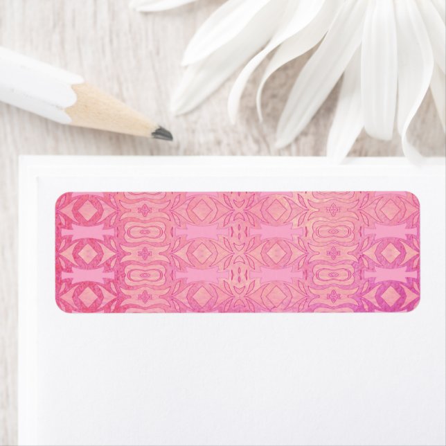 pattern abstract pink label (Insitu)