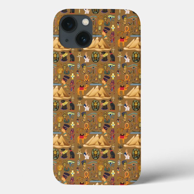 Pattern Ancient Egyptian Hieroglyphic Symbol  Case-Mate iPhone Case (Back)