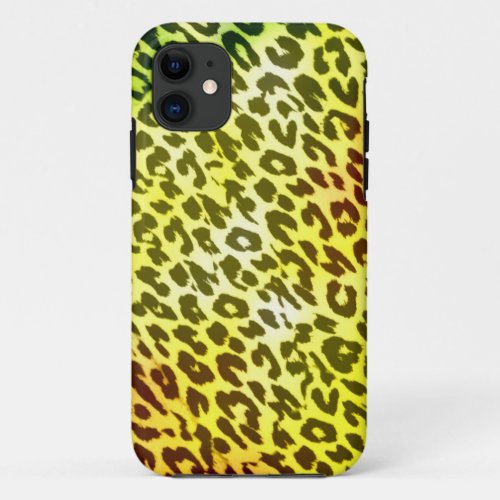 Pattern animal print texture of leopard 3 iPhone 11 case