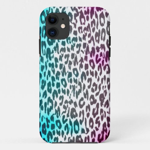 Pattern animal print texture of leopard 4 iPhone 11 case