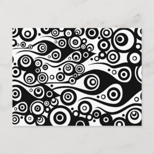 Pattern ARTs - Tattoo circle flames transparent Postcard