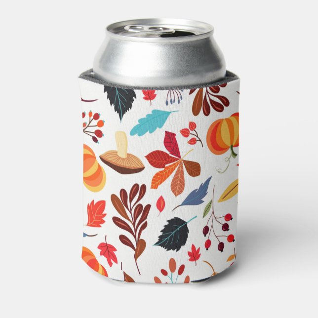 Pattern Autumn Can Cooler (Can Back)
