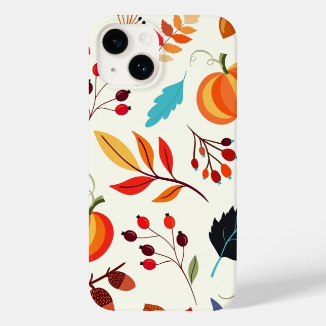 Pattern Autumn iPhone Case (Back)