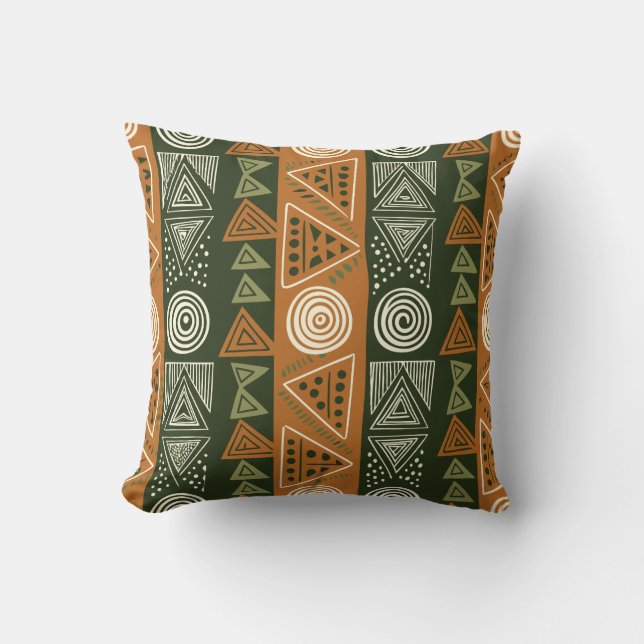 Pattern B Throw Pillow (Front)