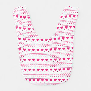 pattern baby bib