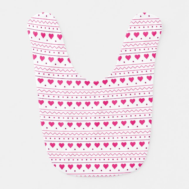pattern baby bib (Front)