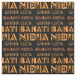 Pattern Bahati Niema, Good Luck in Swahili Fabric
