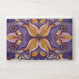 Pattern Batik Purple HP Laptop Skin