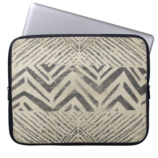 Pattern Bazaar - Geometric Shapes Laptop Sleeve (Front)
