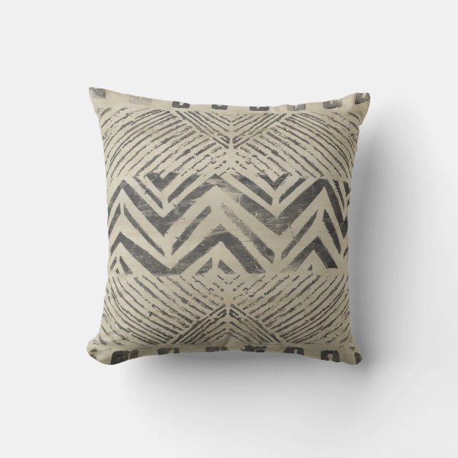 Pattern Bazaar - Geometric Shapes Throw Pillow (Front)