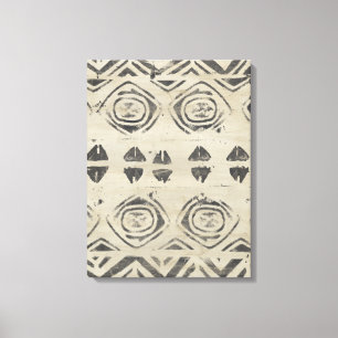 Pattern Bazaar - Rounded and Geometric Shapes Canvas Print
