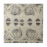 Pattern Bazaar - Rounded and Geometric Shapes Ceramic Tile<br><div class="desc">Pattern Bazaar III by June Erica Vess. Features a design with geometric and rounded shapes.</div>