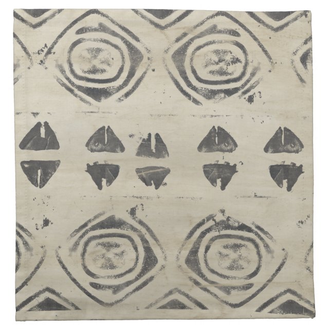 Pattern Bazaar - Rounded and Geometric Shapes Cloth Napkin (Front)
