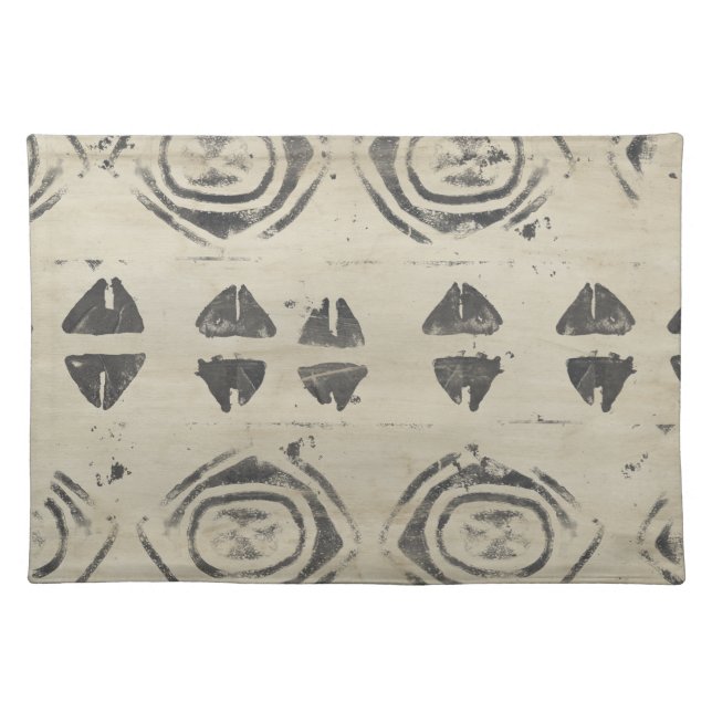 Pattern Bazaar - Rounded and Geometric Shapes Cloth Placemat (Front)